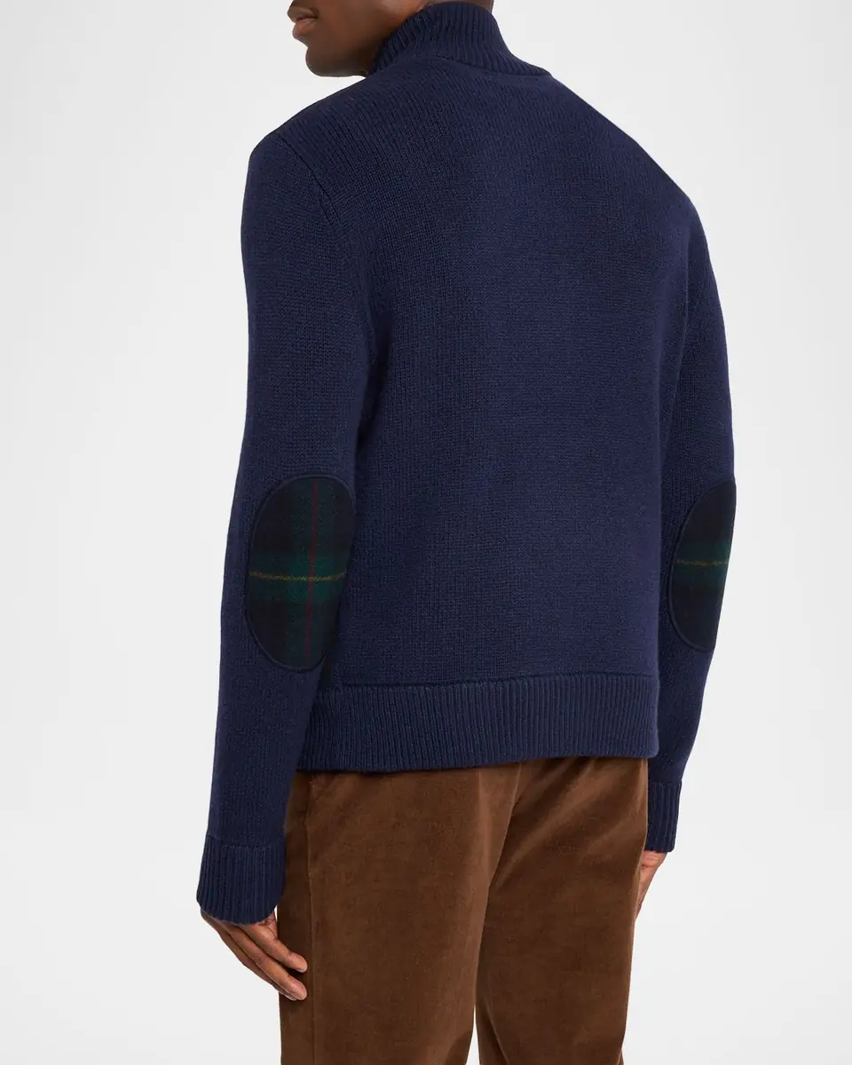 Polo Ralph Lauren Men's The Polo Tartan Full-Zip Sweater | Thumbnail 2 Polo Ralph Lauren Men's The Polo Tartan Full-Zip Sweater | Thumbnail 2