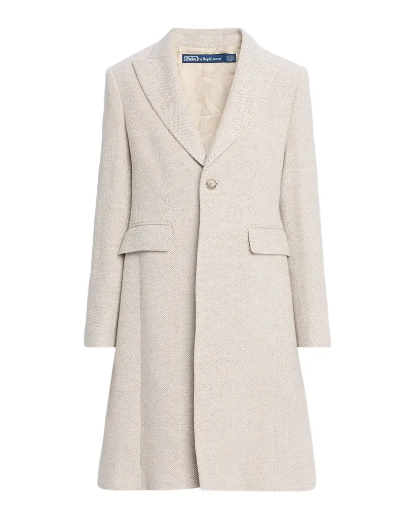 Polo Ralph Lauren Single-Button Herringbone Coat | Image 1 Polo Ralph Lauren Single-Button Herringbone Coat | Image 1