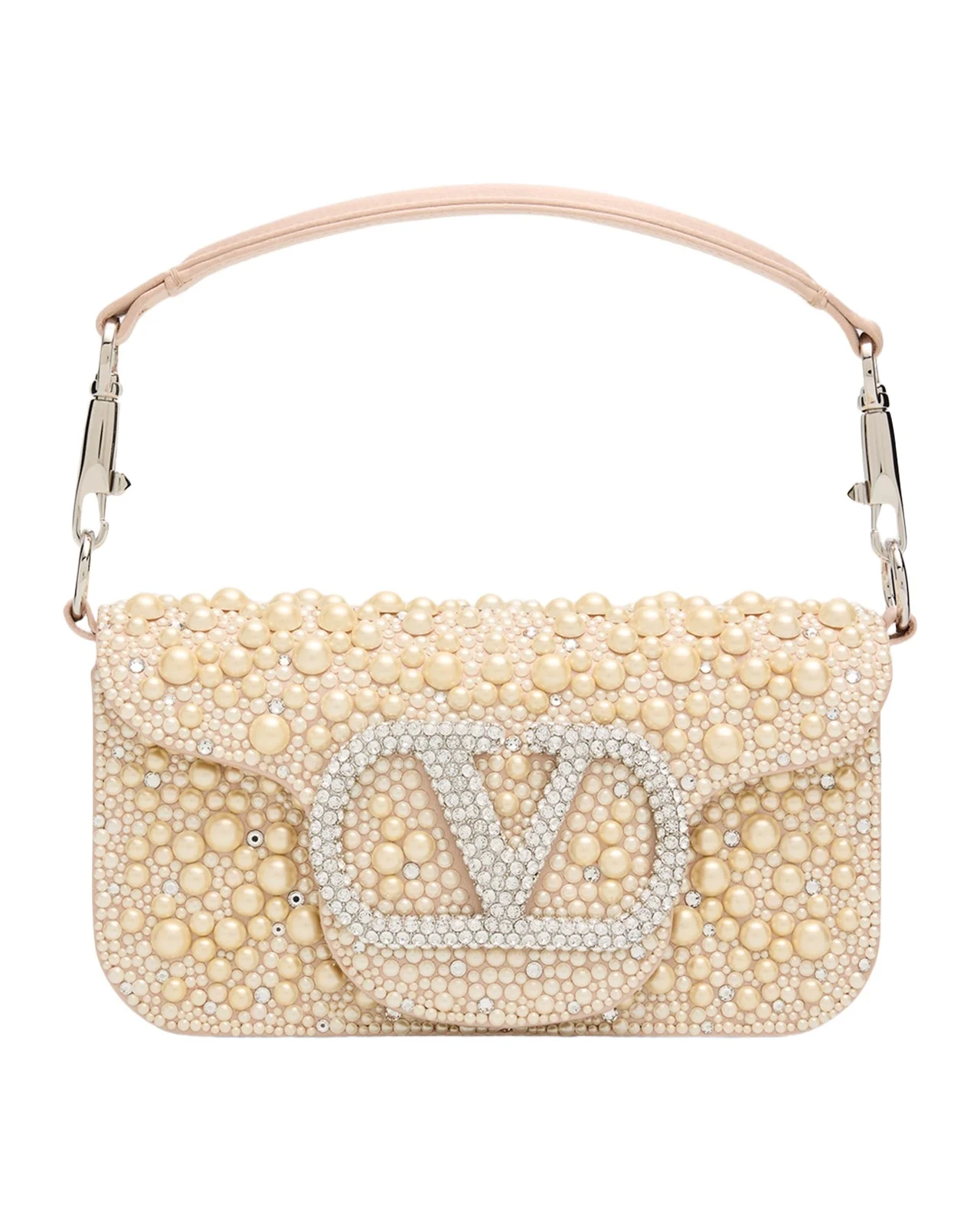 Loco Pearly Satin Shoulder Bag