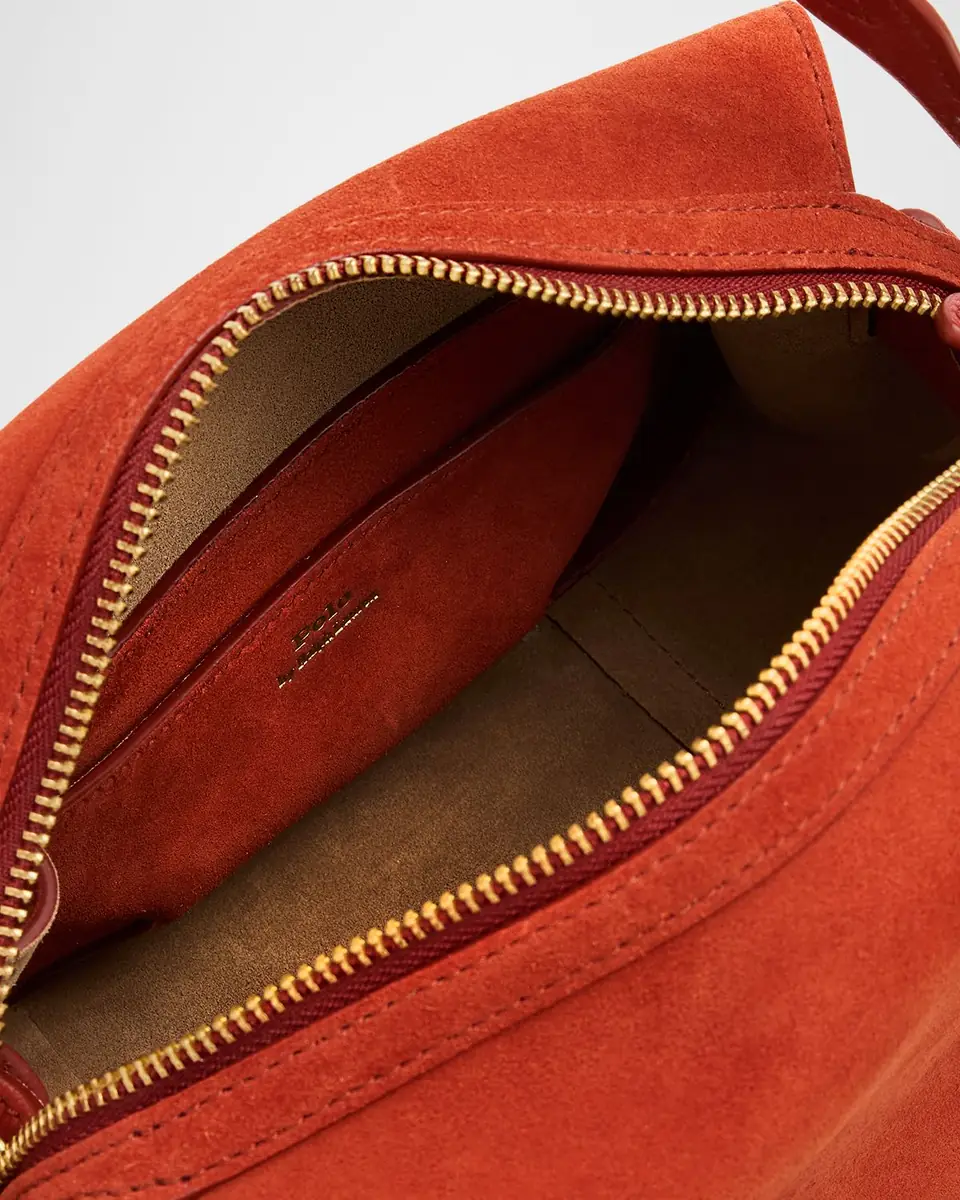 Polo Ralph Lauren Polo ID Suede Mini Satchel | Thumbnail 3
