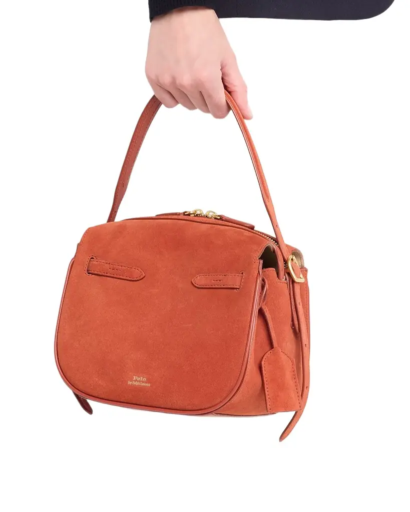 Polo ID Suede Mini Satchel Polo ID Suede Mini Satchel