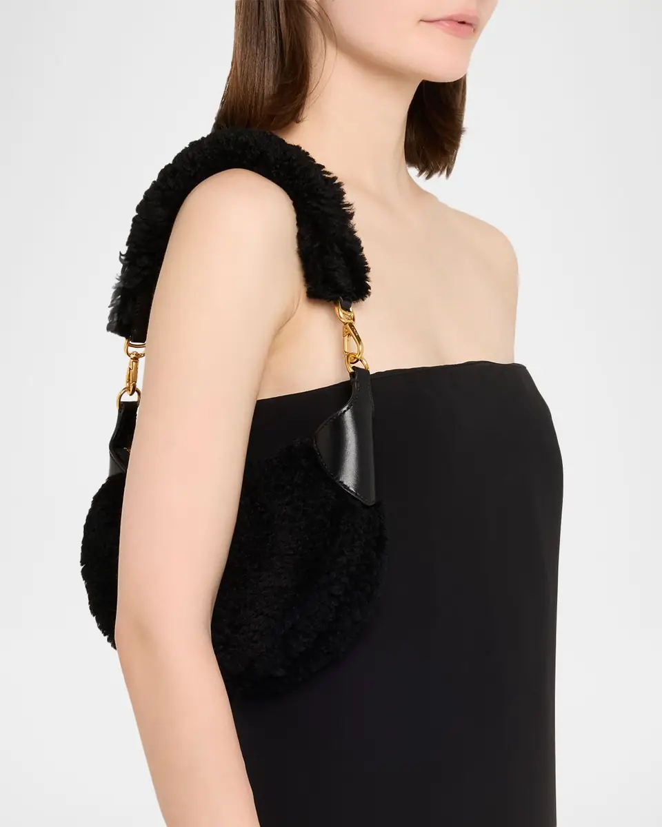 Polo Ralph Lauren Polo ID Shearling Mini Shoulder Bag | Thumbnail 2 Polo Ralph Lauren Polo ID Shearling Mini Shoulder Bag | Thumbnail 2