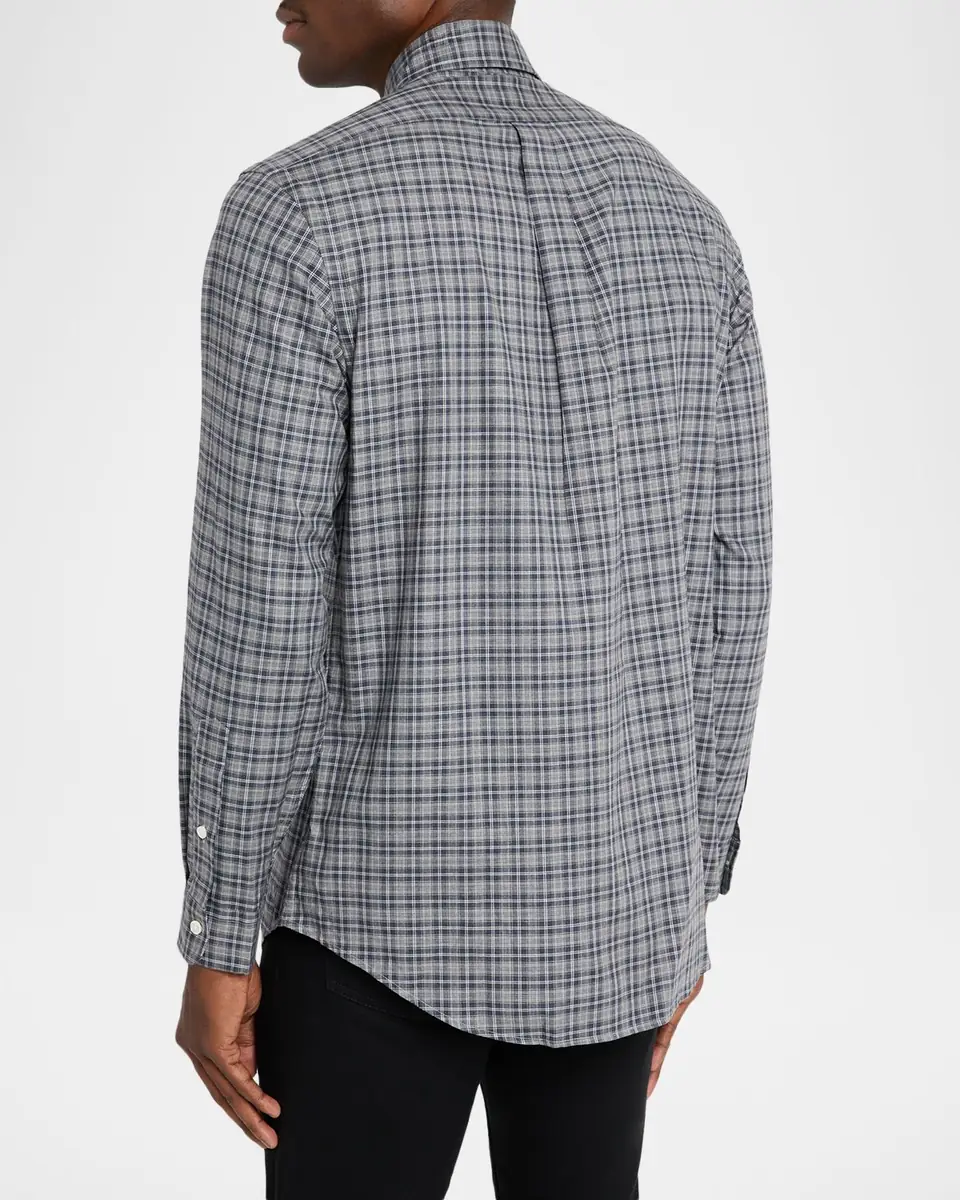 Polo Ralph Lauren Men's Classic Fit Plaid Twill Button-Down Shirt | Thumbnail 3 Polo Ralph Lauren Men's Classic Fit Plaid Twill Button-Down Shirt | Thumbnail 3