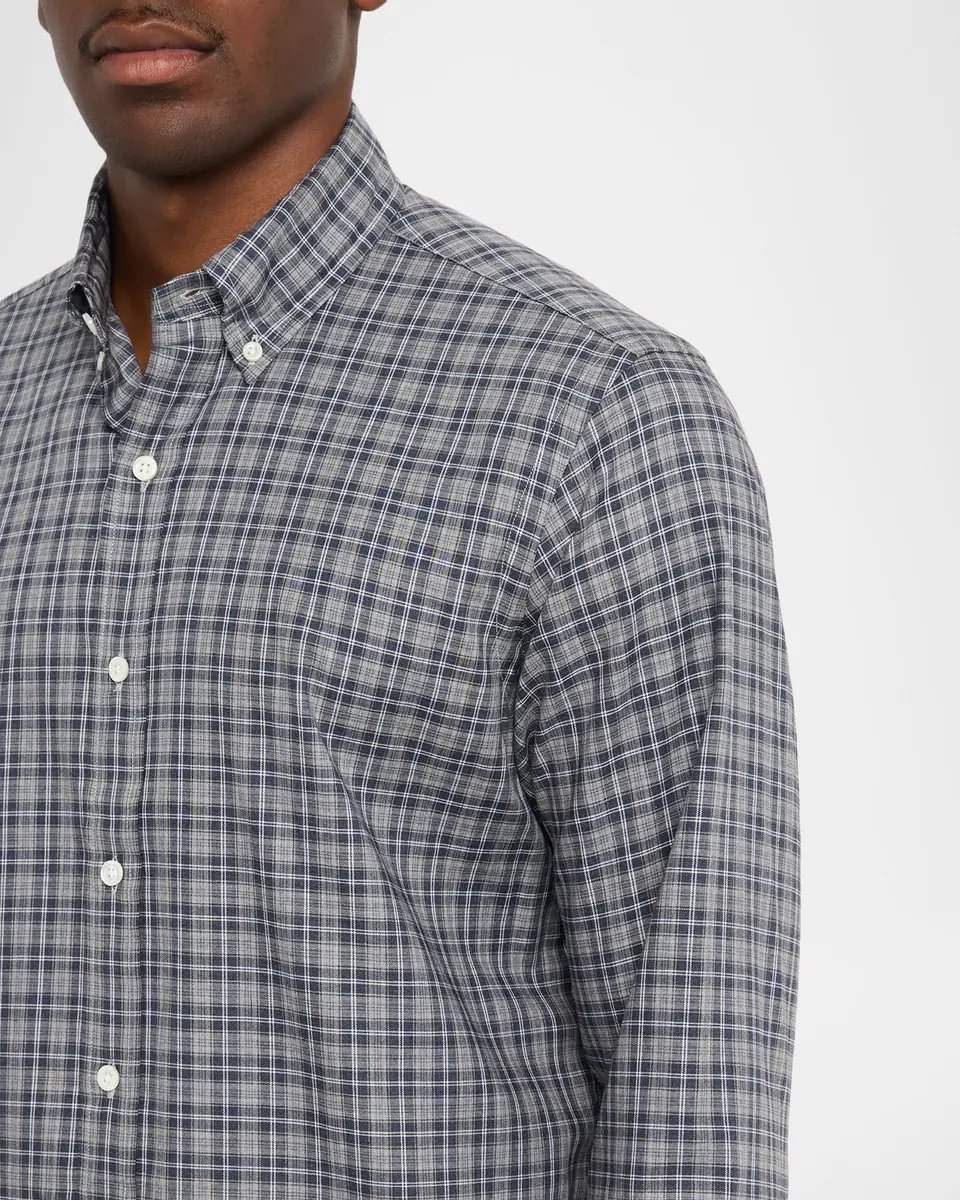 Polo Ralph Lauren Men's Classic Fit Plaid Twill Button-Down Shirt | Thumbnail 5 Polo Ralph Lauren Men's Classic Fit Plaid Twill Button-Down Shirt | Thumbnail 5