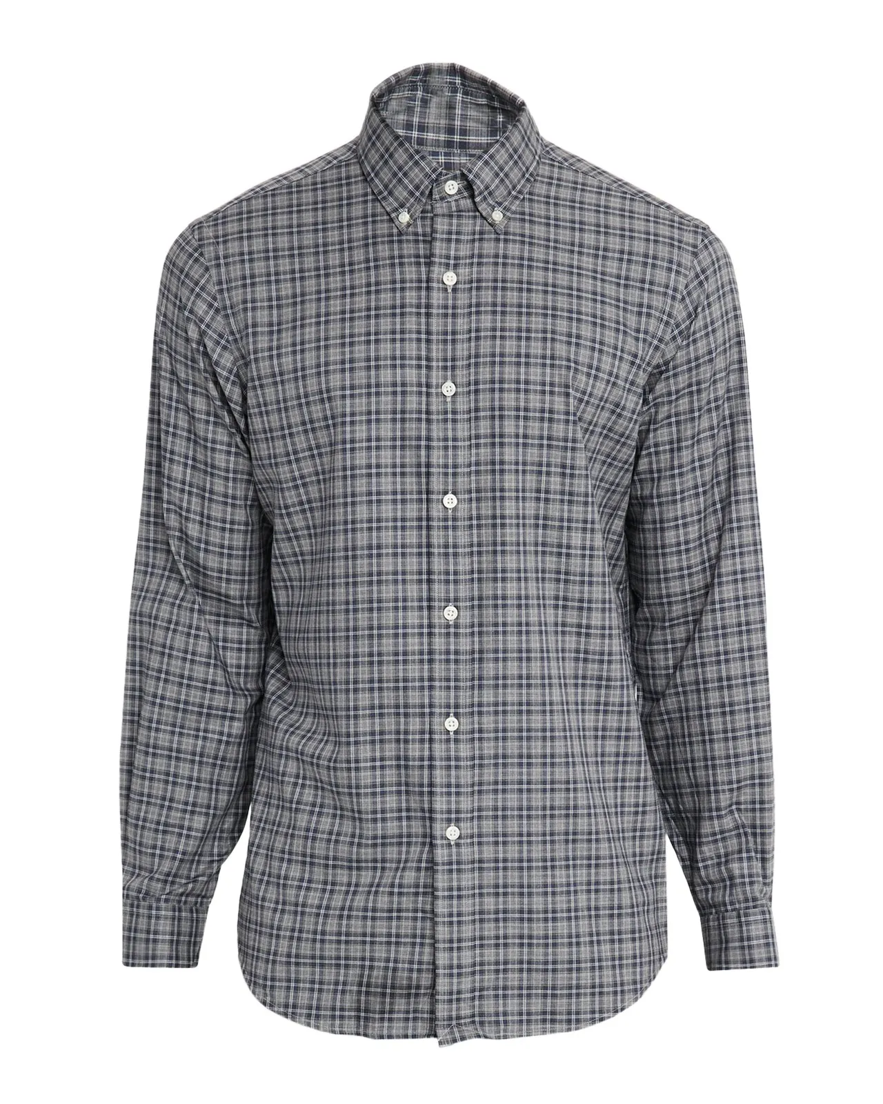 Men's Classic Fit Plaid Twill Button-Down Shirt Men's Classic Fit Plaid Twill Button-Down Shirt