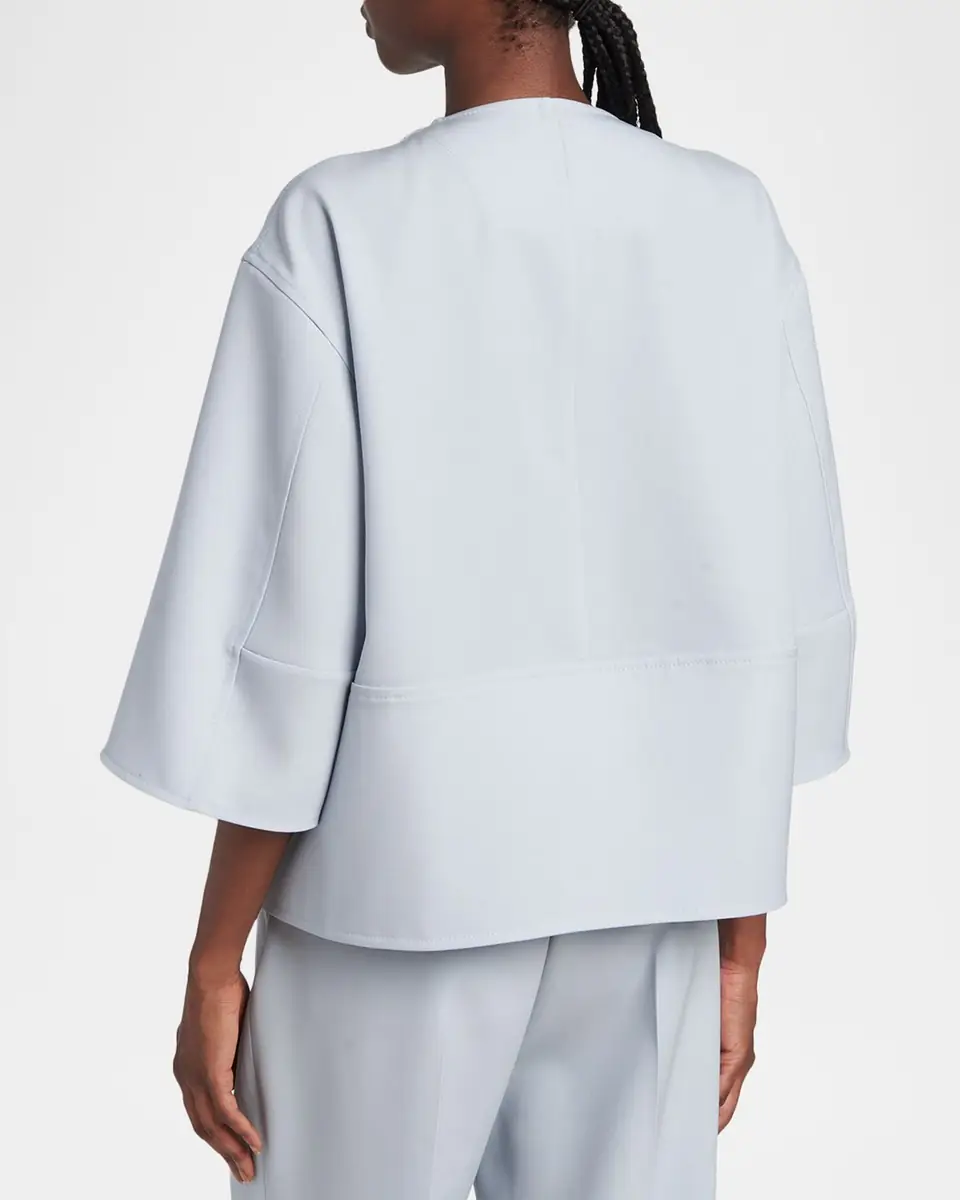 Jil Sander 3/4-Sleeve Zip Jacket | Thumbnail 3 Jil Sander 3/4-Sleeve Zip Jacket | Thumbnail 3