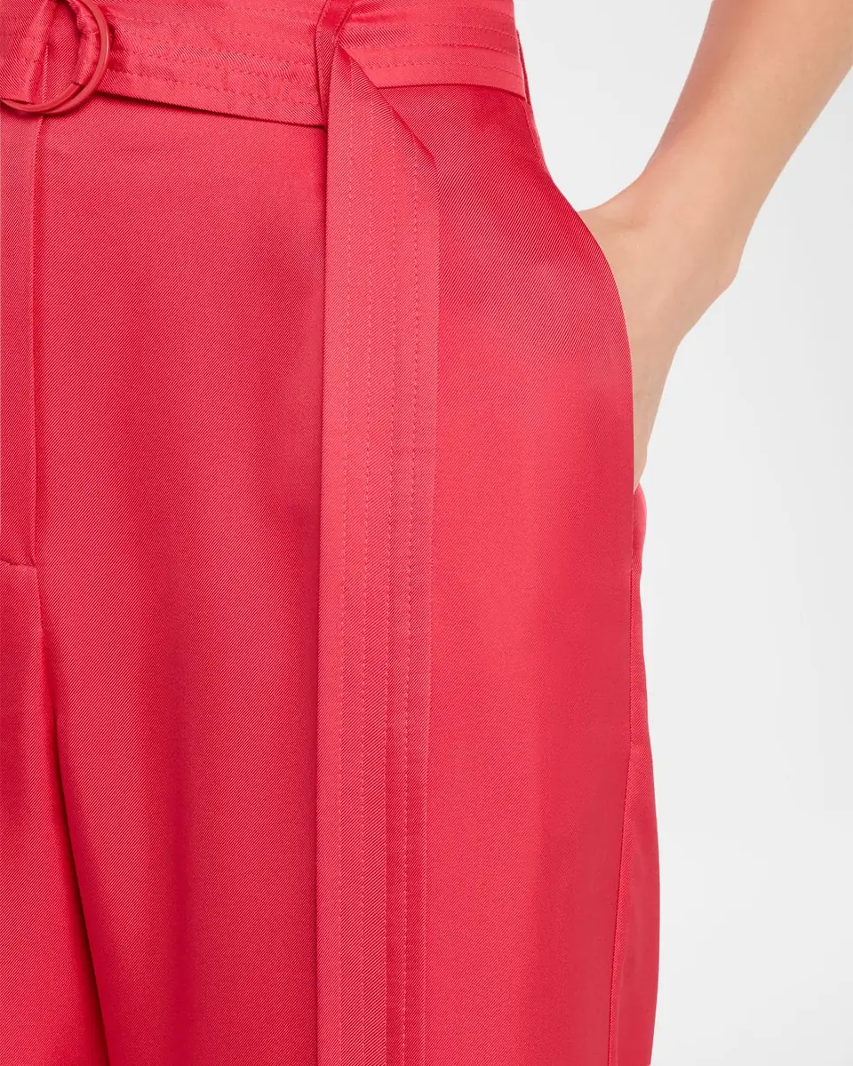 Lapointe Silky Twill Belted Pants | Thumbnail 4
