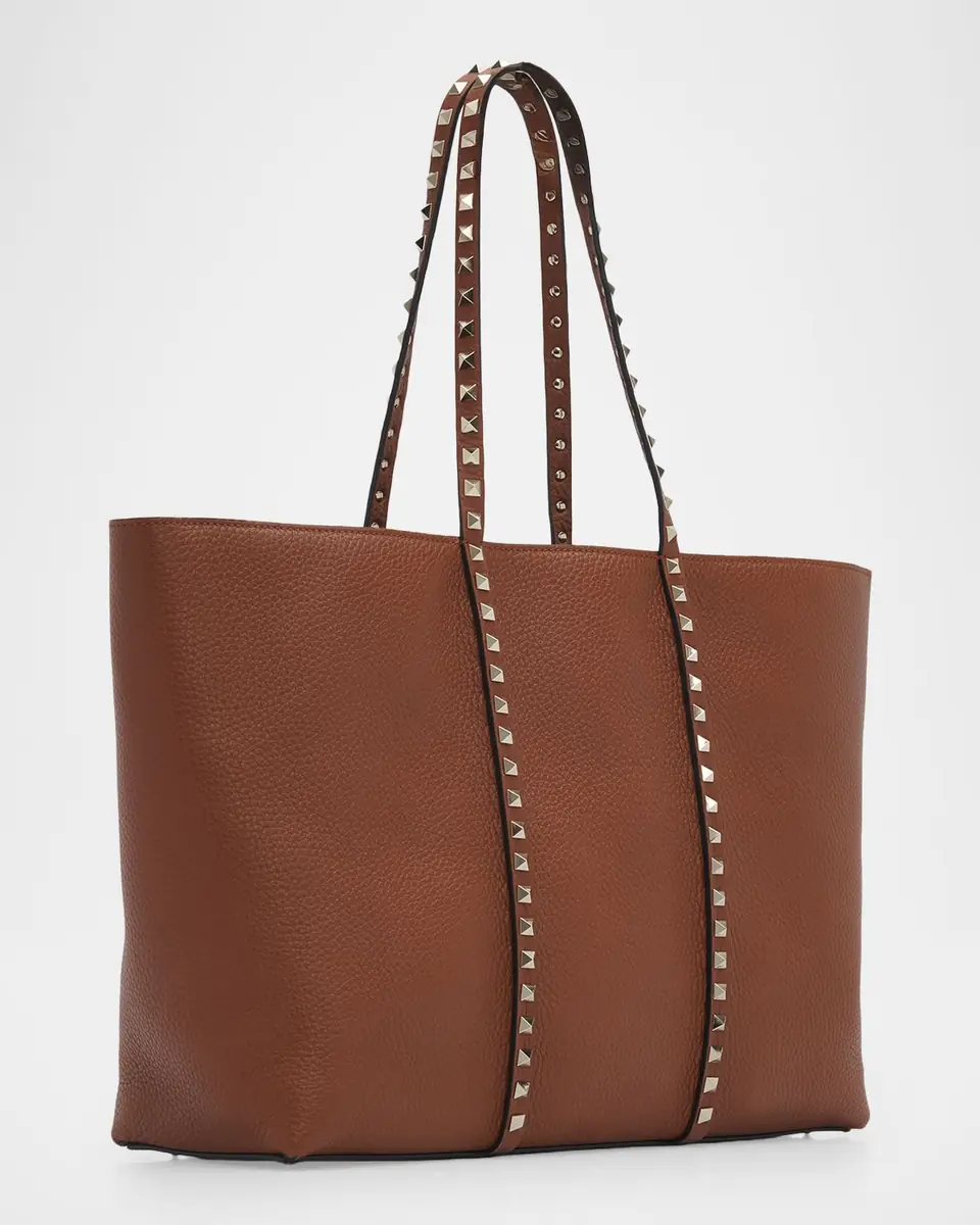 Valentino Garavani Rockstud Grain Leather Tote Bag | Thumbnail 2