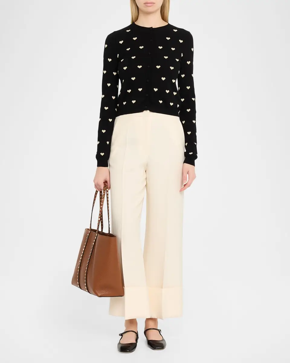 Valentino Garavani Rockstud Grain Leather Tote Bag | Thumbnail 4