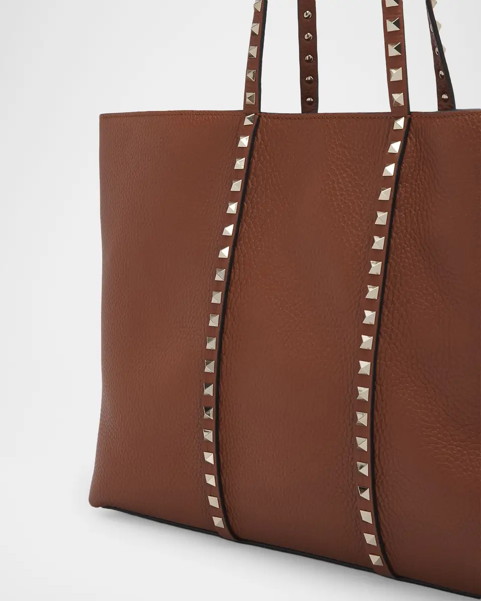 Valentino Garavani Rockstud Grain Leather Tote Bag | Thumbnail 5