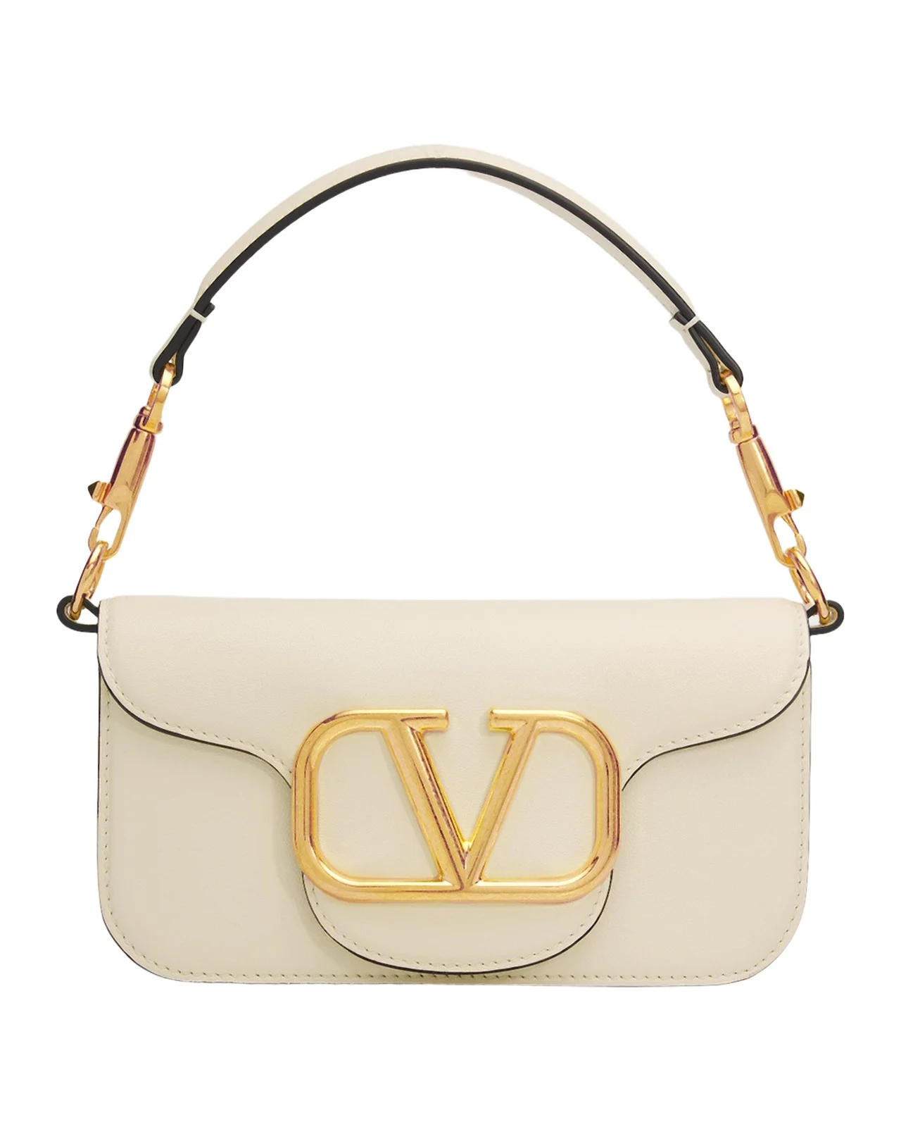 Loco Small VLogo Leather Shoulder Bag Loco Small VLogo Leather Shoulder Bag