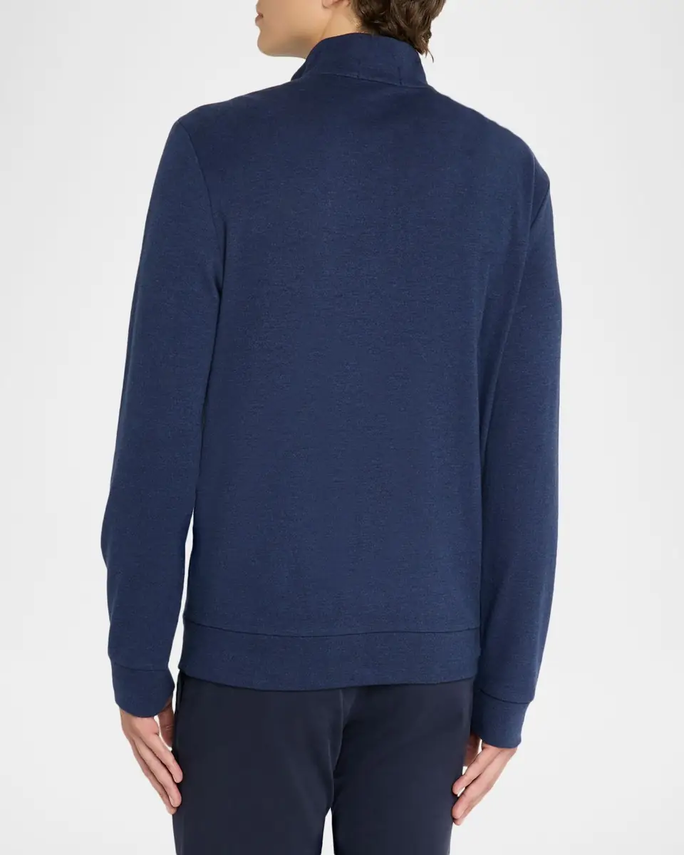 Polo Ralph Lauren Men's Textured Double-Knit Quarter-Zip Sweater | Thumbnail 3 Polo Ralph Lauren Men's Textured Double-Knit Quarter-Zip Sweater | Thumbnail 3
