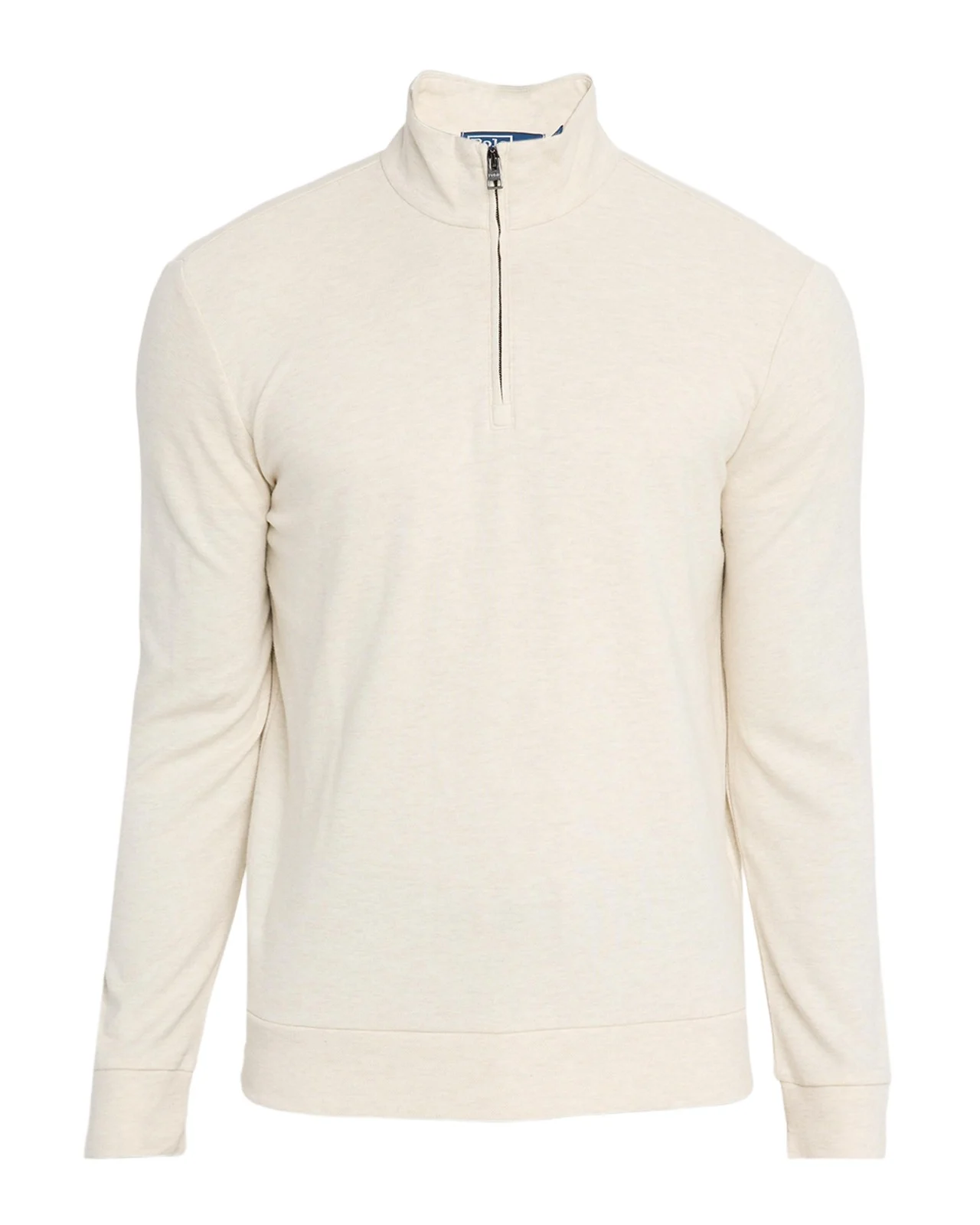 Men's Textured Double-Knit Quarter-Zip Sweater