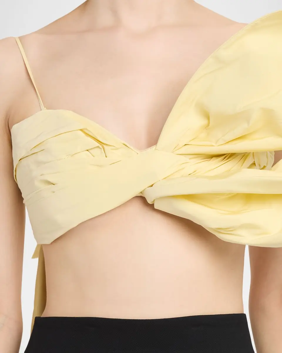 AREA Taffeta Knot Bandeau Top | Thumbnail 5 AREA Taffeta Knot Bandeau Top | Thumbnail 5