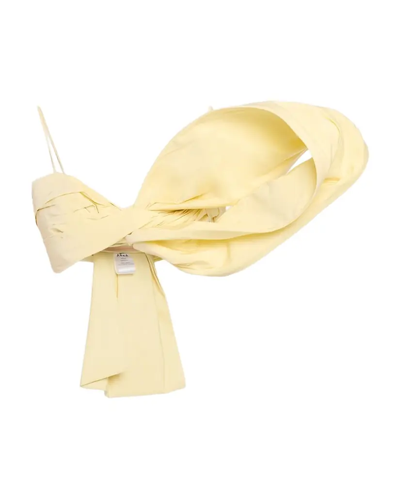 AREA Taffeta Knot Bandeau Top | Image 1 AREA Taffeta Knot Bandeau Top | Image 1