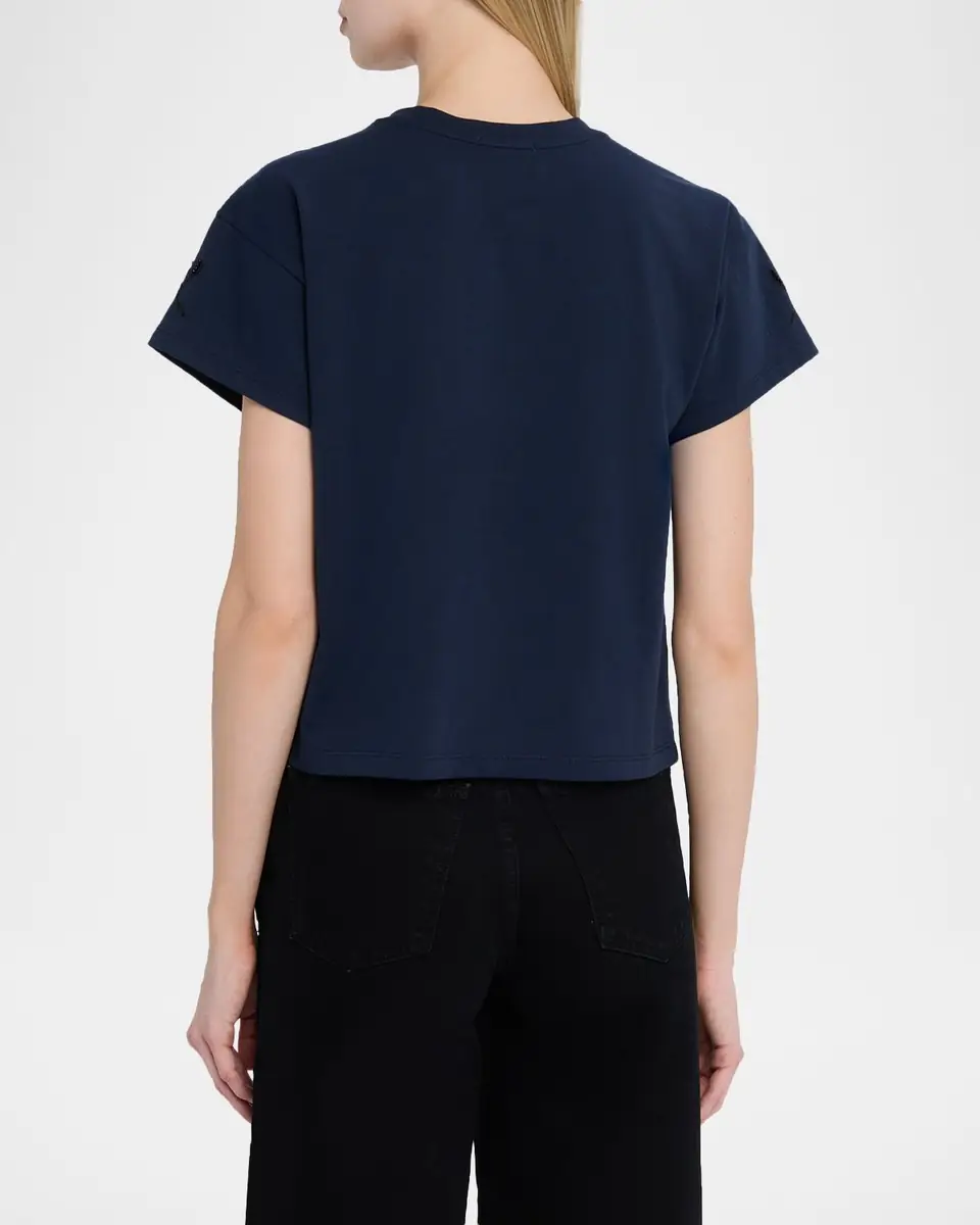 Rag & Bone Kelly Boxy Beaded Floral Tee | Thumbnail 2