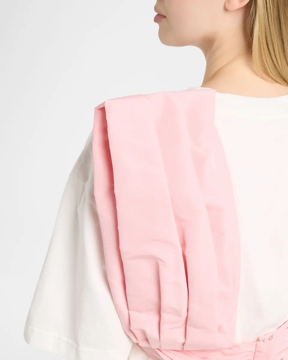 AREA Taffeta Knot Bandeau T-Shirt | Thumbnail 3 AREA Taffeta Knot Bandeau T-Shirt | Thumbnail 3