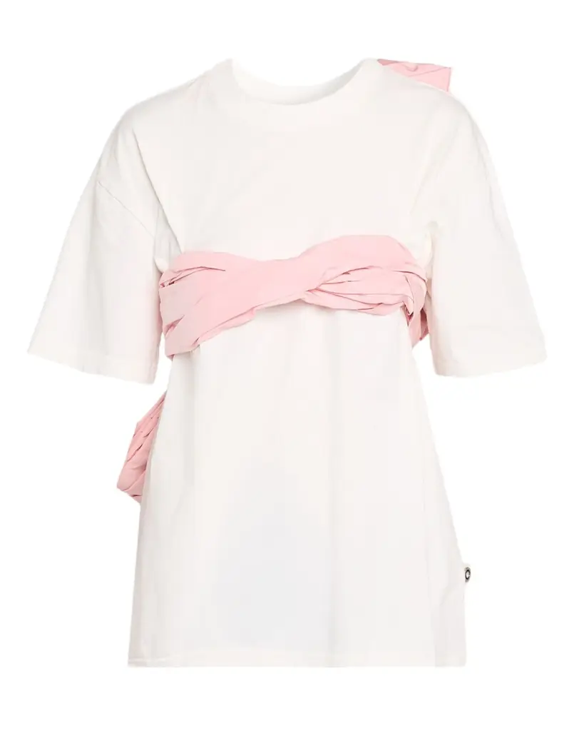 AREA Taffeta Knot Bandeau T-Shirt | Image 1 AREA Taffeta Knot Bandeau T-Shirt | Image 1