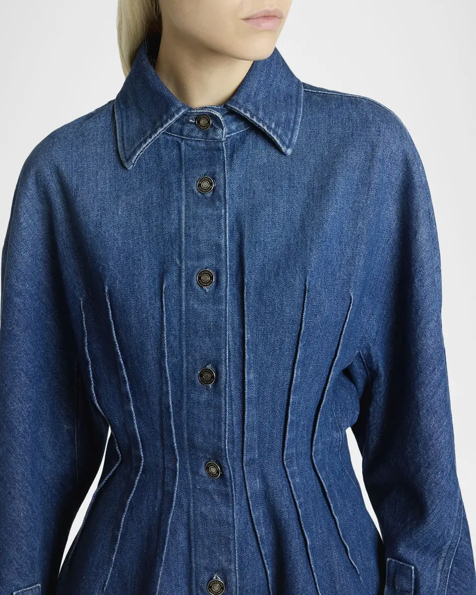 Givenchy Short Waisted Denim Dress | Thumbnail 5