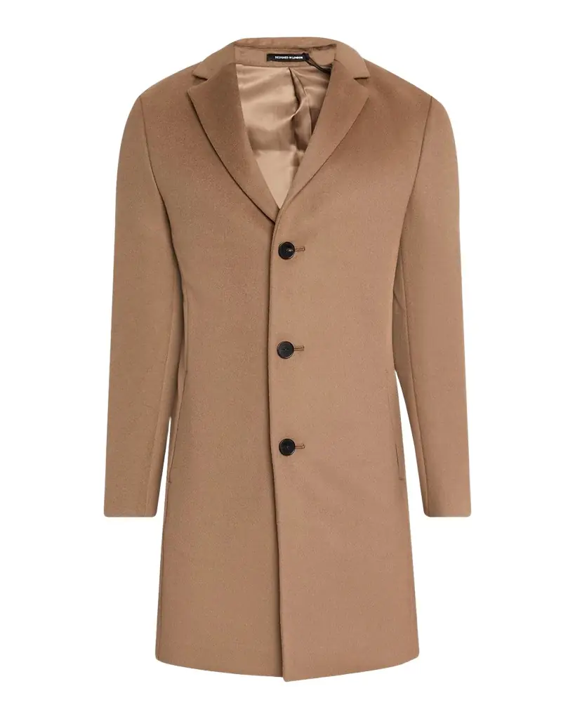 Reiss Men's Wool-Blend Gable Topcoat | Image 1 Reiss Men's Wool-Blend Gable Topcoat | Image 1
