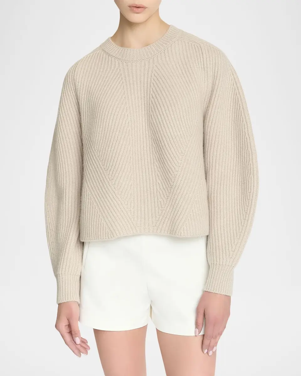 Malo Dafne Cashmere Rib Crewneck Sweater | Thumbnail 2 Malo Dafne Cashmere Rib Crewneck Sweater | Thumbnail 2