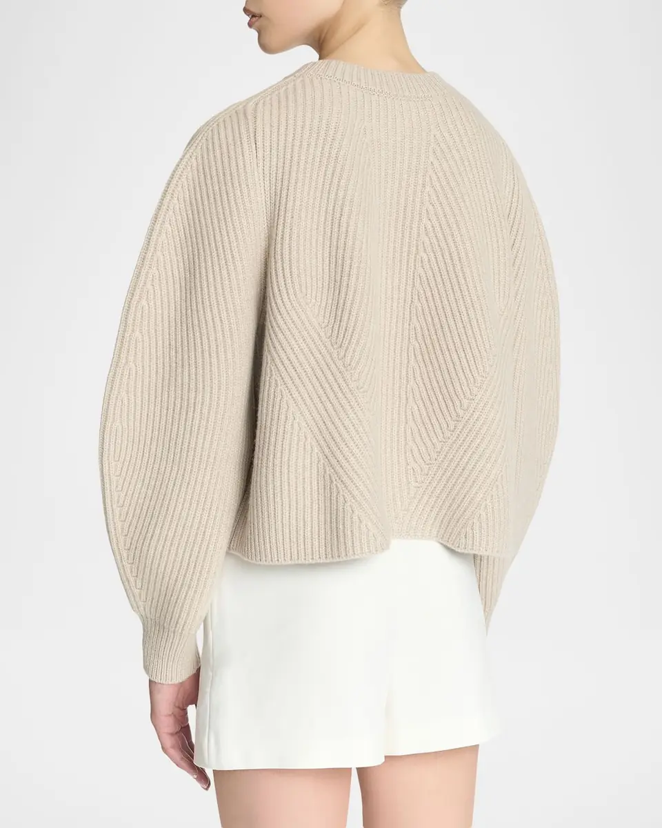 Malo Dafne Cashmere Rib Crewneck Sweater | Thumbnail 3 Malo Dafne Cashmere Rib Crewneck Sweater | Thumbnail 3