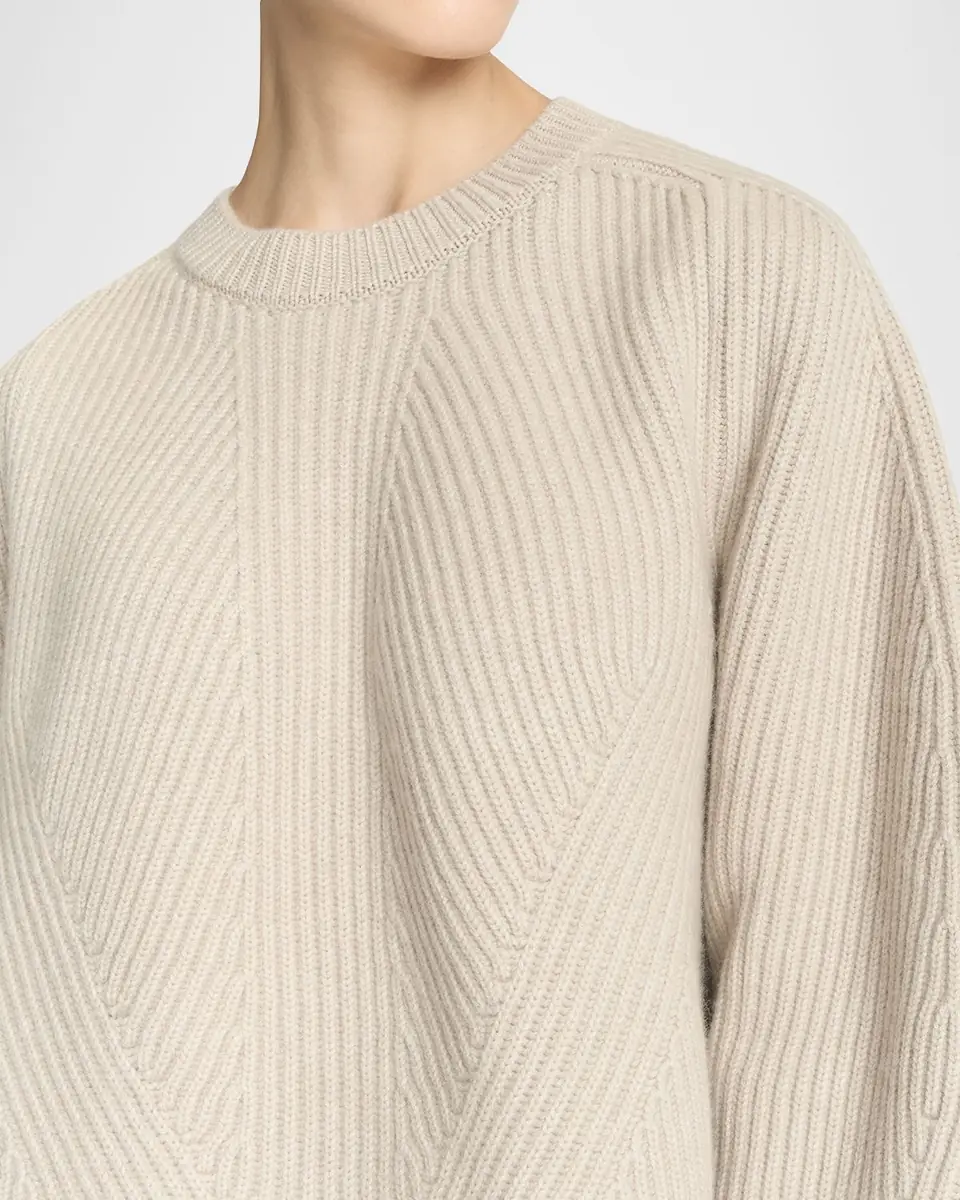 Malo Dafne Cashmere Rib Crewneck Sweater | Thumbnail 5 Malo Dafne Cashmere Rib Crewneck Sweater | Thumbnail 5