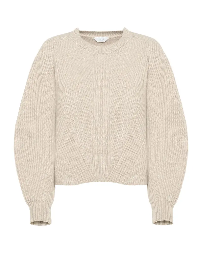 Dafne Cashmere Rib Crewneck Sweater Dafne Cashmere Rib Crewneck Sweater