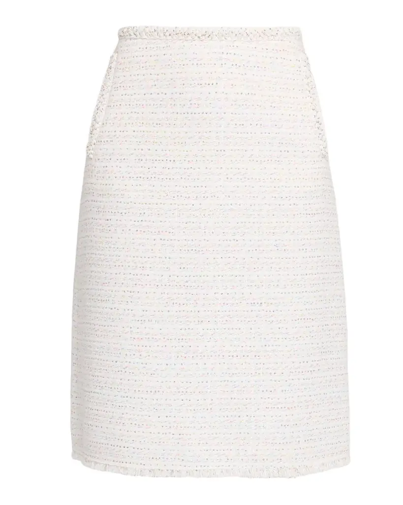 Giambattista Valli Paillette Tweed A-Line Skirt | Image 1 Giambattista Valli Paillette Tweed A-Line Skirt | Image 1