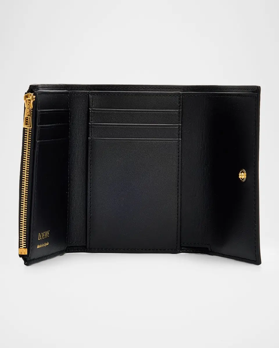 Loewe Duet Small Vertical Leather Wallet | Thumbnail 5
