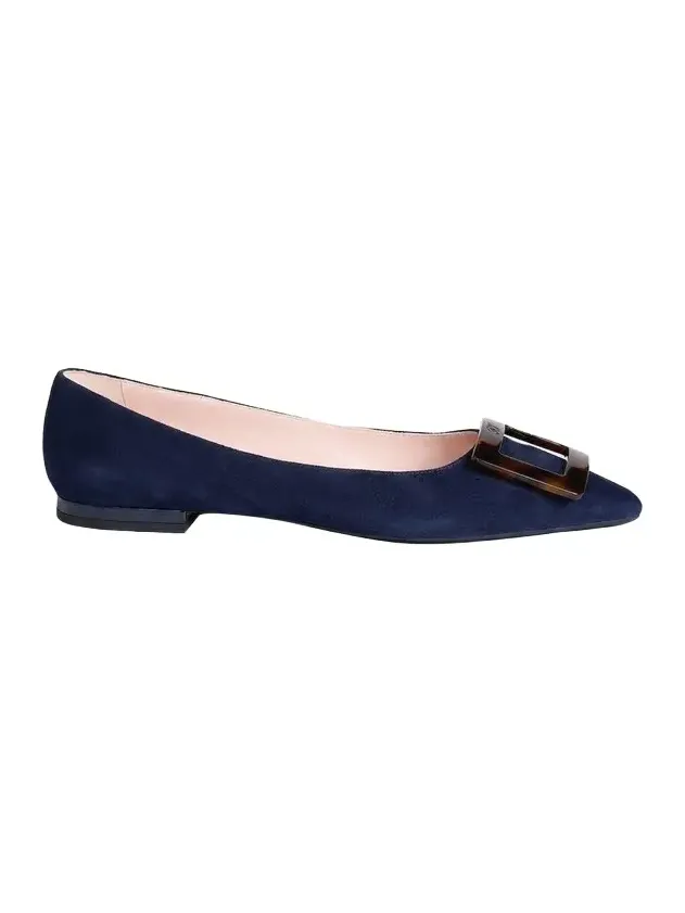 Gommettine Suede Ballerina Flats Gommettine Suede Ballerina Flats