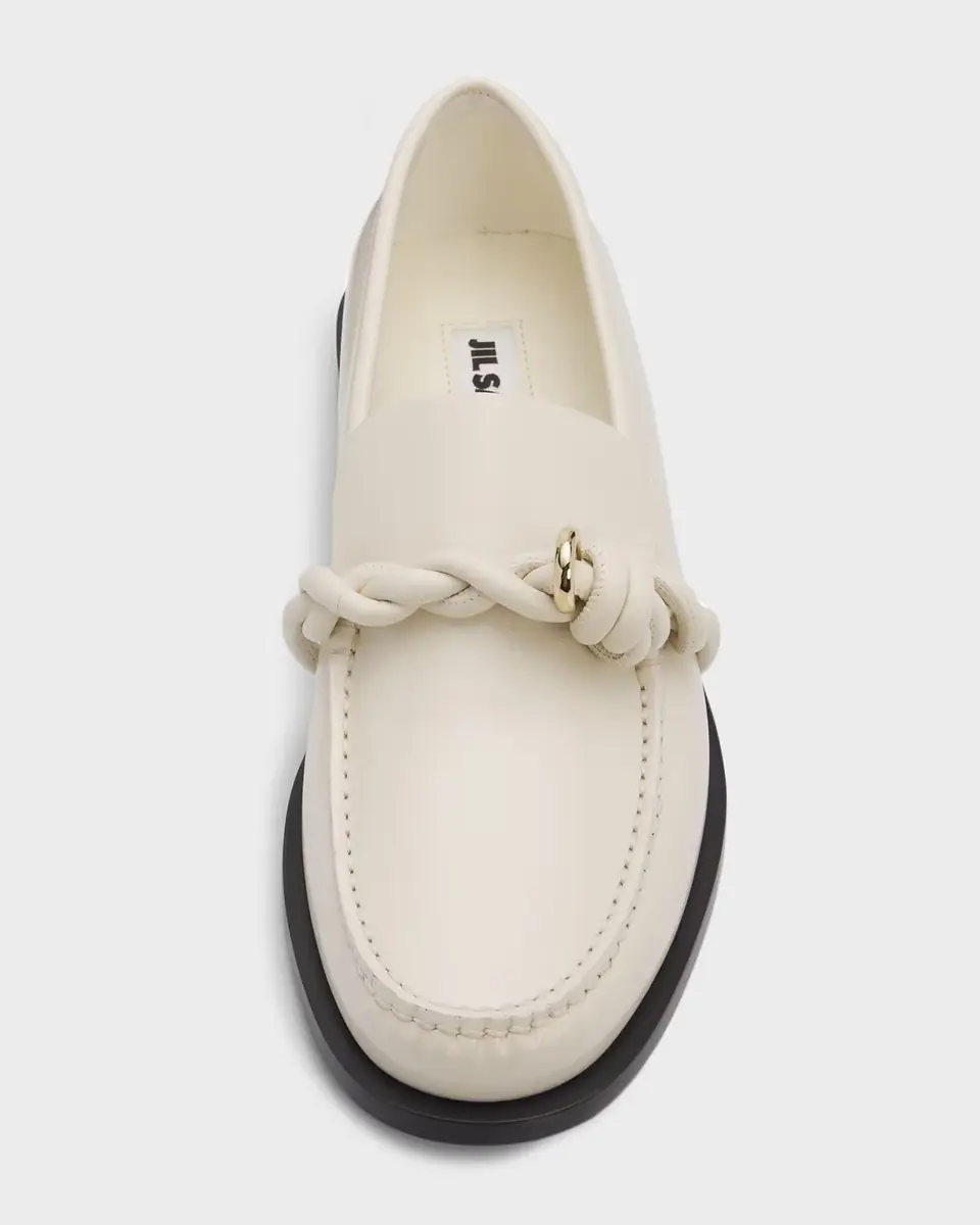 Jil Sander Tangle Knotted Leather Loafers | Thumbnail 4 Jil Sander Tangle Knotted Leather Loafers | Thumbnail 4