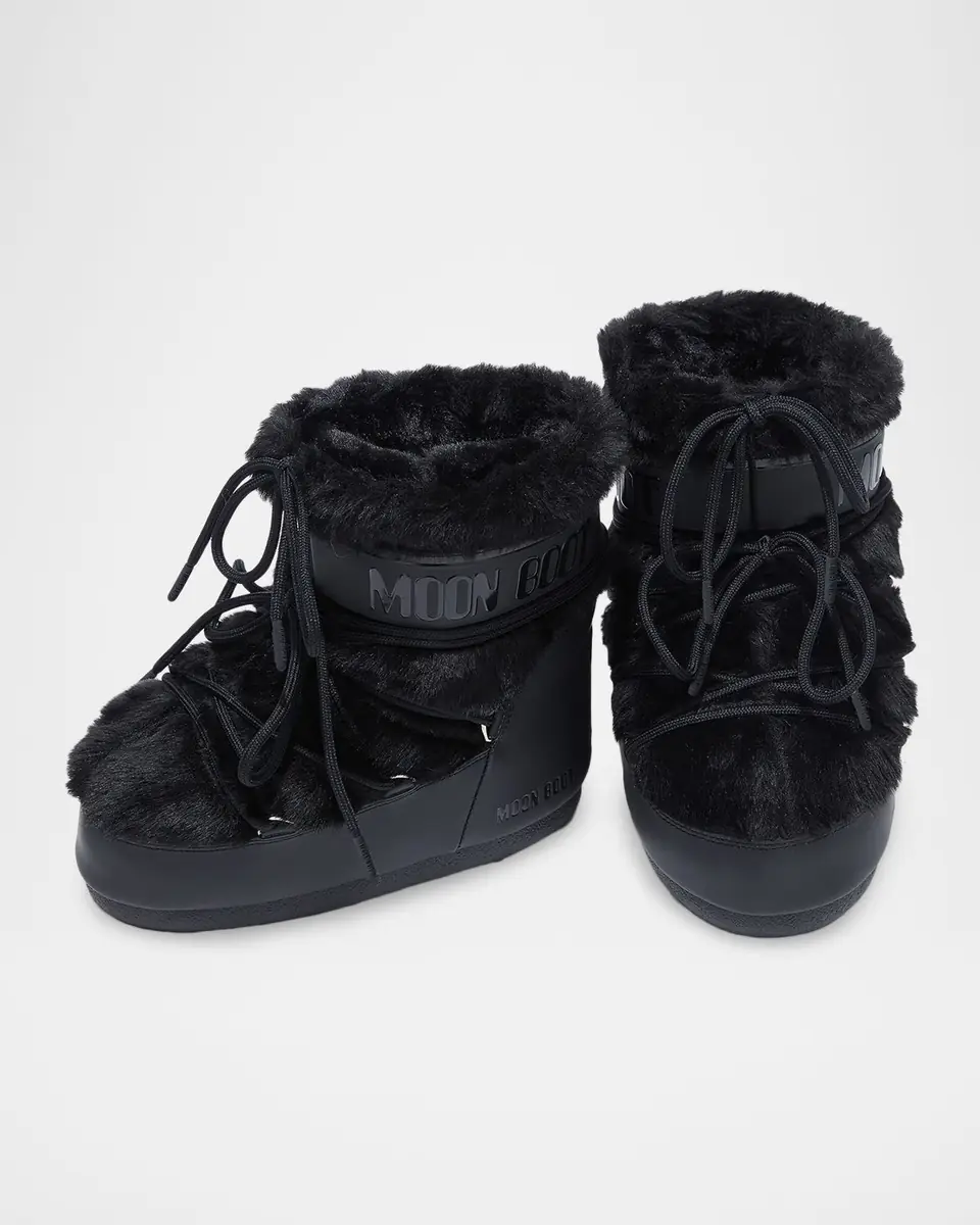 Moon Boot Icon Low Faux Fur Snow Boots | Thumbnail 4 Moon Boot Icon Low Faux Fur Snow Boots | Thumbnail 4