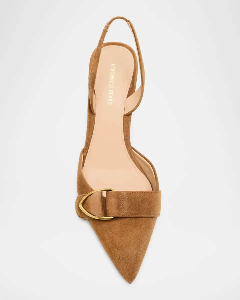 Veronica Beard Loralyn Suede Slingback Pumps | Thumbnail 5 Veronica Beard Loralyn Suede Slingback Pumps | Thumbnail 5