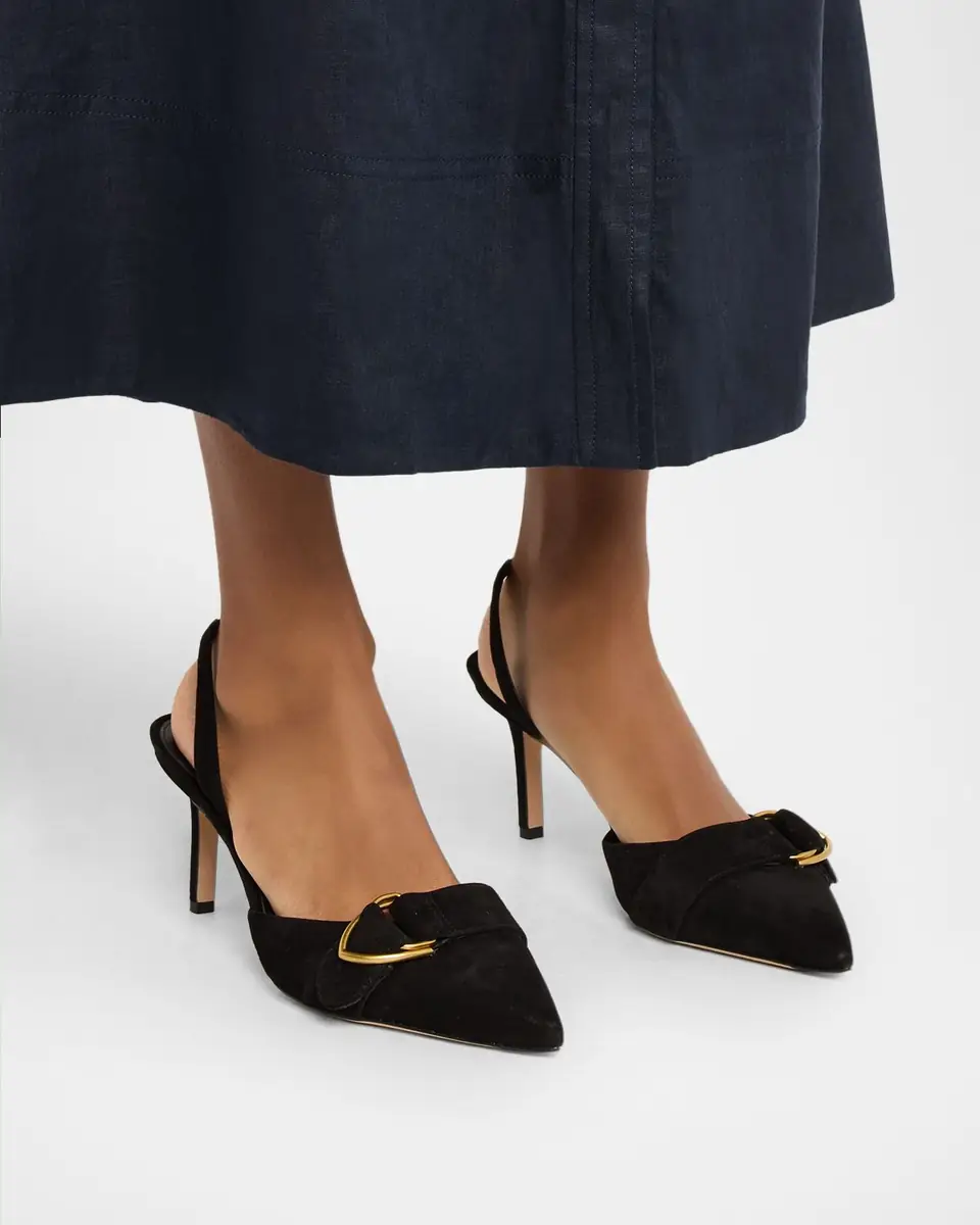 Veronica Beard Loralyn Suede Slingback Pumps | Thumbnail 6 Veronica Beard Loralyn Suede Slingback Pumps | Thumbnail 6