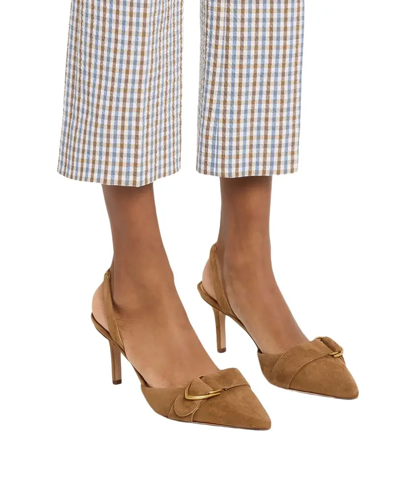 Loralyn Suede Slingback Pumps Loralyn Suede Slingback Pumps