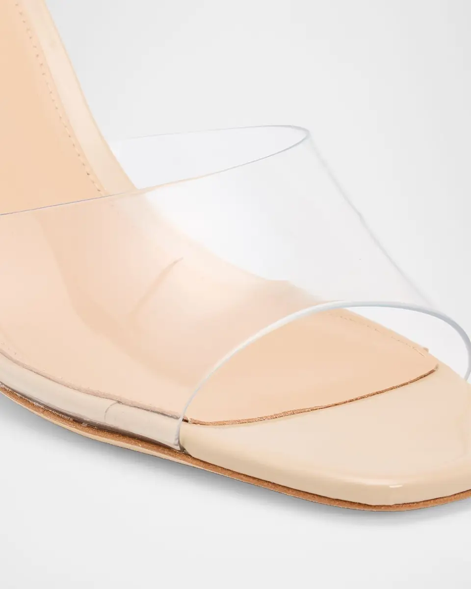 Veronica Beard 85mm Asha PVC Wedge Sandals | Thumbnail 5
