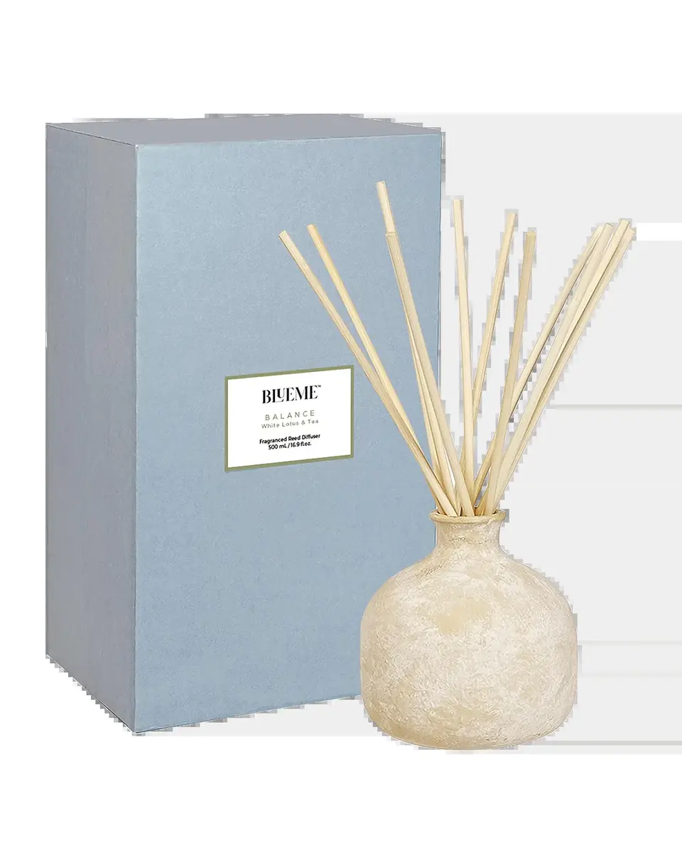 Blueme Balance Fragrance Reed Diffuser - White Lotus & Tea | Thumbnail 2