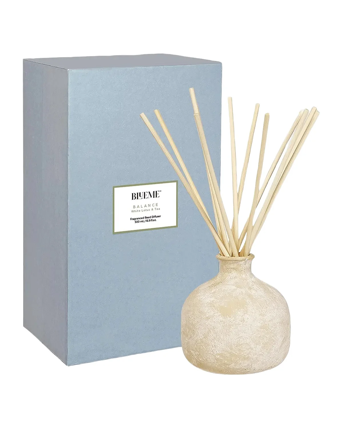 Blueme Balance Fragrance Reed Diffuser - White Lotus & Tea