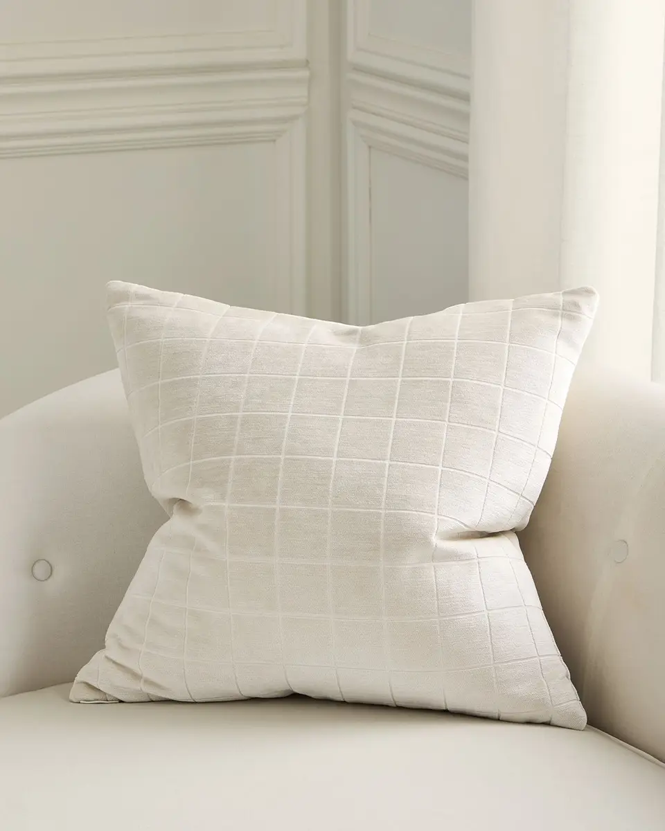 D.V. KAP Home Camden Check Decorative Pillow, 22" Square | Thumbnail 2 D.V. KAP Home Camden Check Decorative Pillow, 22" Square | Thumbnail 2