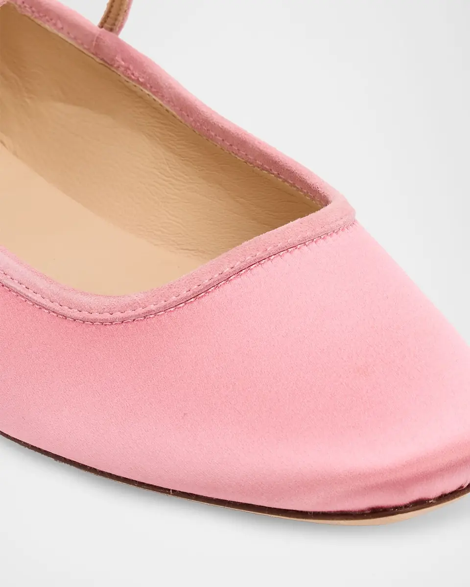 Veronica Beard Ellie Satin Ballerina Flats | Thumbnail 7