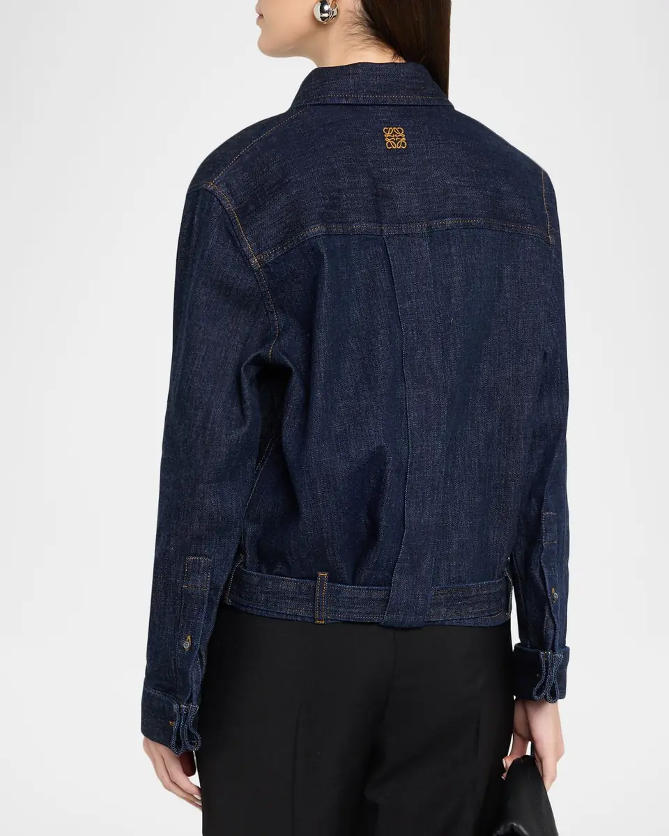 Loewe Draped Denim Shirt | Thumbnail 3 Loewe Draped Denim Shirt | Thumbnail 3