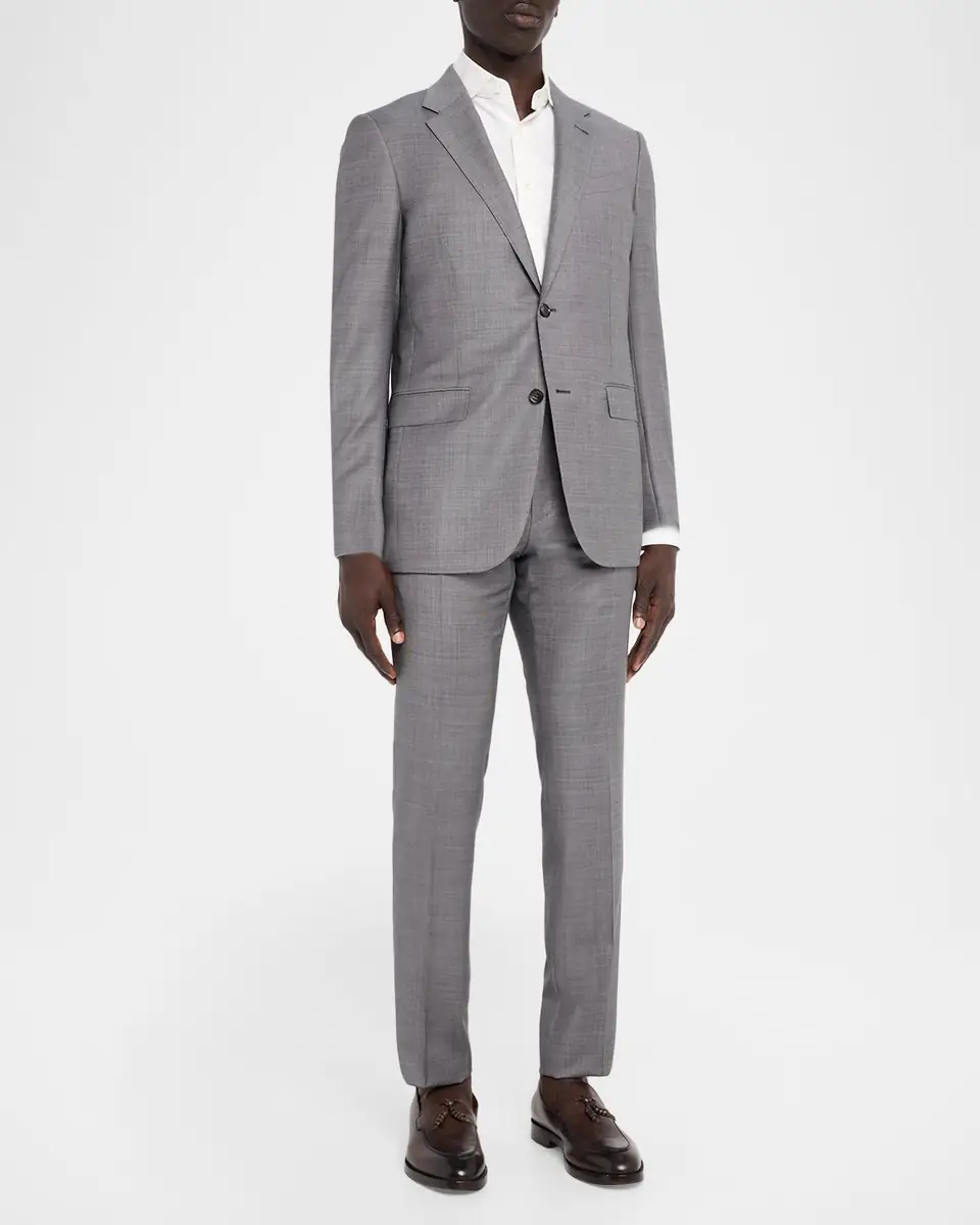 Zegna Wool Single-Breasted Blazer | Thumbnail 2