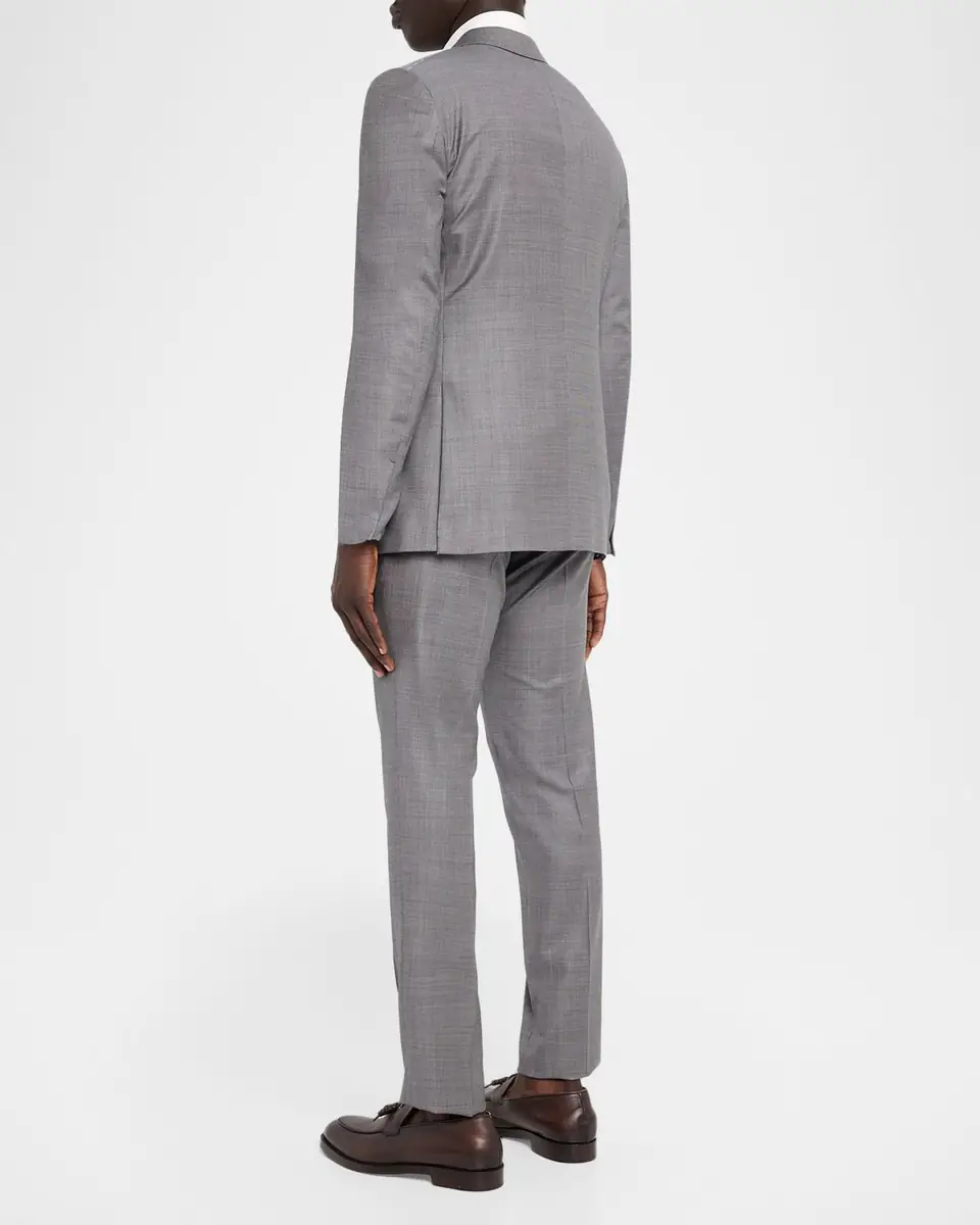 Zegna Wool Single-Breasted Blazer | Thumbnail 3