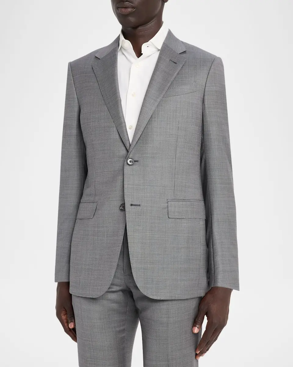 Zegna Wool Single-Breasted Blazer | Thumbnail 4