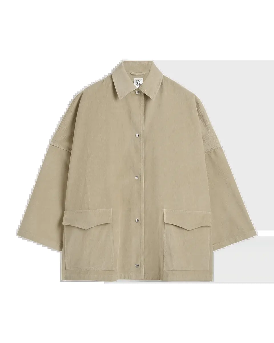 Toteme Oversized Corduroy Shirt Jacket | Thumbnail 2 Toteme Oversized Corduroy Shirt Jacket | Thumbnail 2
