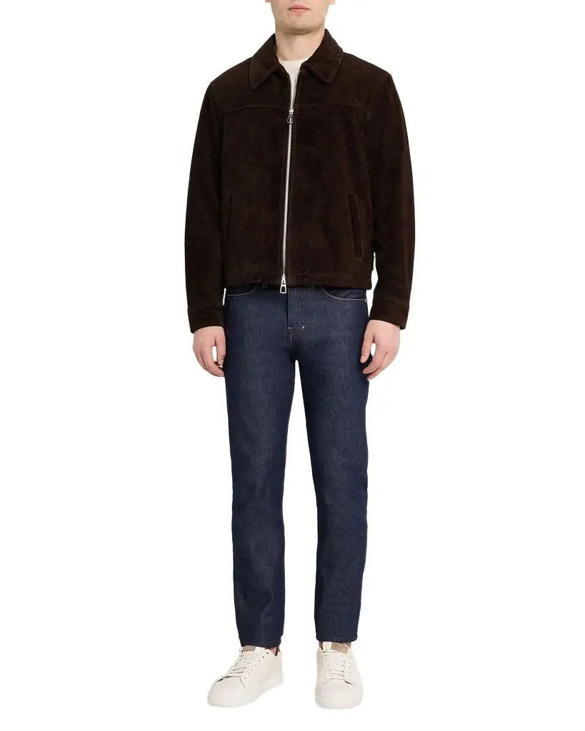 Joe's Jeans Men's Suede Full-Zip Jacket | Image 1 Joe's Jeans Men's Suede Full-Zip Jacket | Image 1