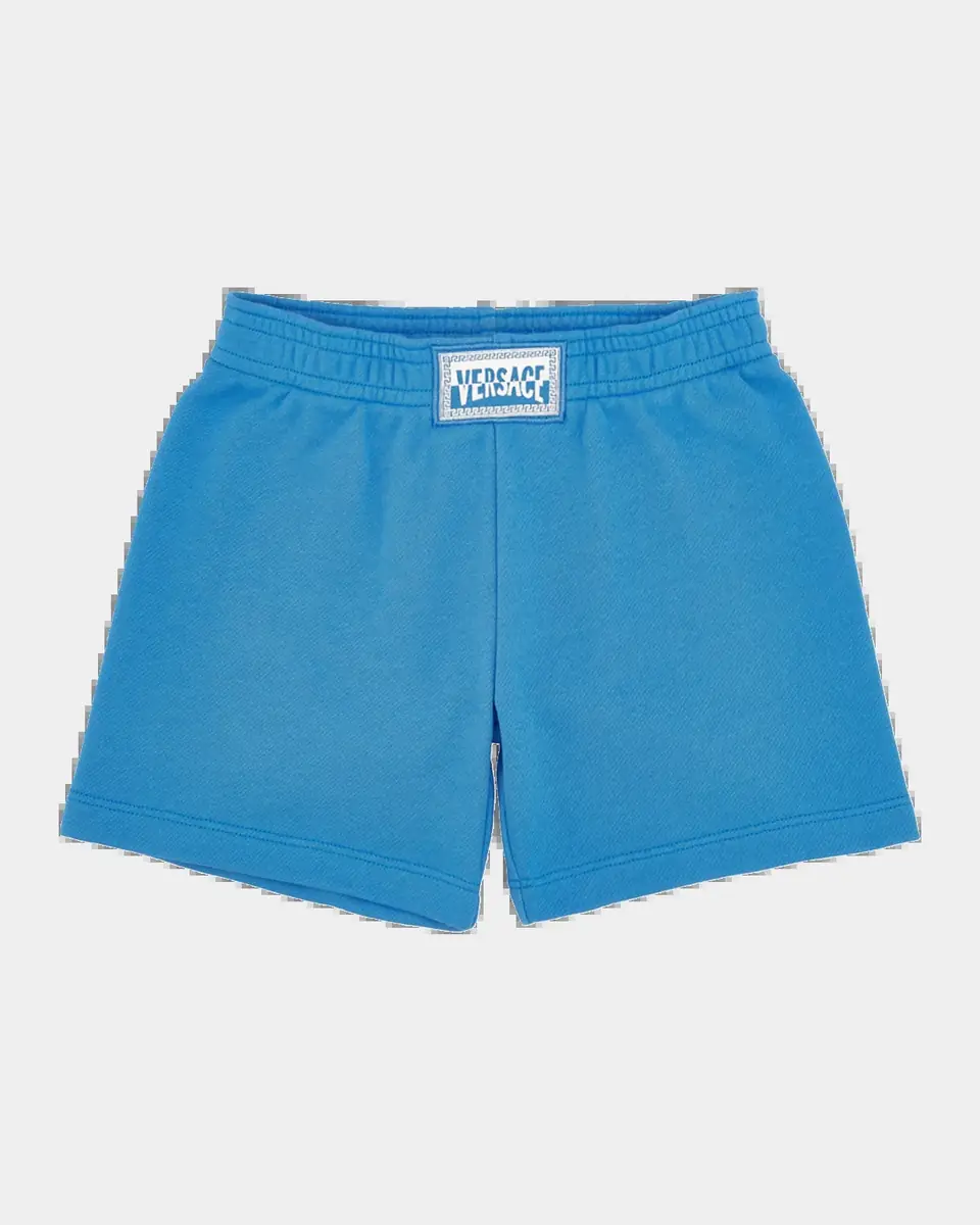 Versace Boy's '90s Vintage Logo Cotton Shorts | Thumbnail 2 Versace Boy's '90s Vintage Logo Cotton Shorts | Thumbnail 2