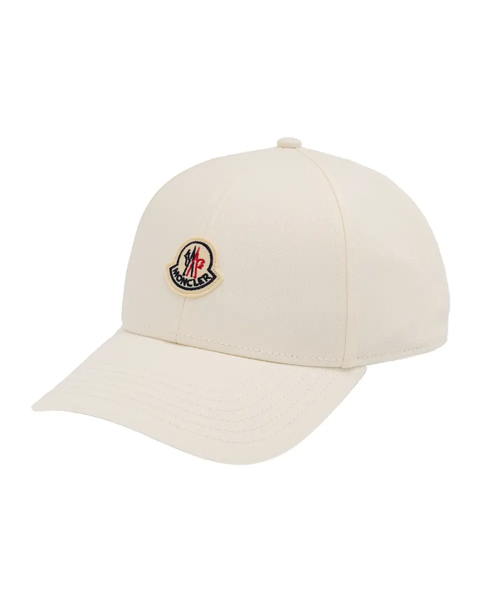 Moncler Men's Logo Cotton Gabardine Baseball Cap | Thumbnail 2 Moncler Men's Logo Cotton Gabardine Baseball Cap | Thumbnail 2