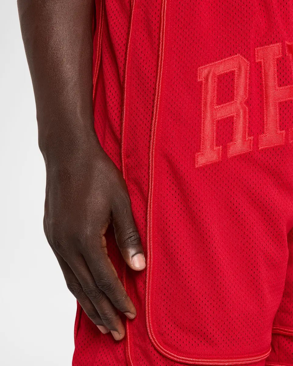Rhude Men's Baggy Mesh Drawstring Shorts | Thumbnail 4 Rhude Men's Baggy Mesh Drawstring Shorts | Thumbnail 4